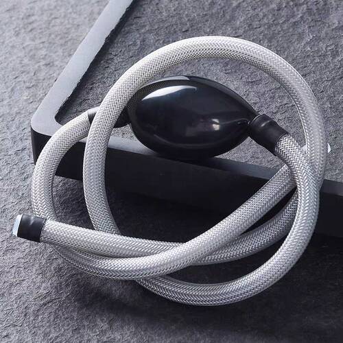 Tea tray drainage pipe with water-absorbing ball silicone Gongfu tea set accessory tea ceremony spare tea table siphon tube soft tube