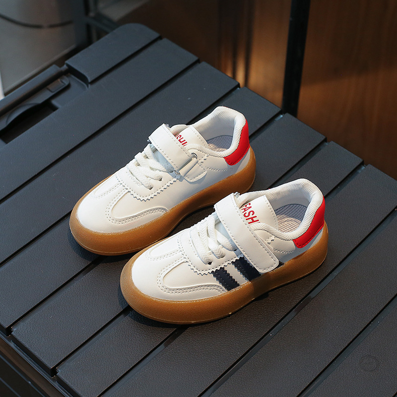 Children's Forrest Gump Shoes 2023 Autumn and Winter New Girls' Waffle Shoes Campus Boys' Moral Training Shoes_voghion.com