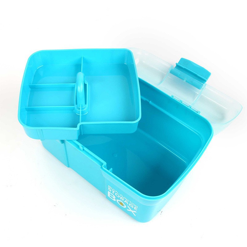 Caja de la medicina del hogar caja de almacenamiento de la medicina gran capacidad pequeña caja de primeros auxilios caja de la medicina caja médica fábrica al por mayor