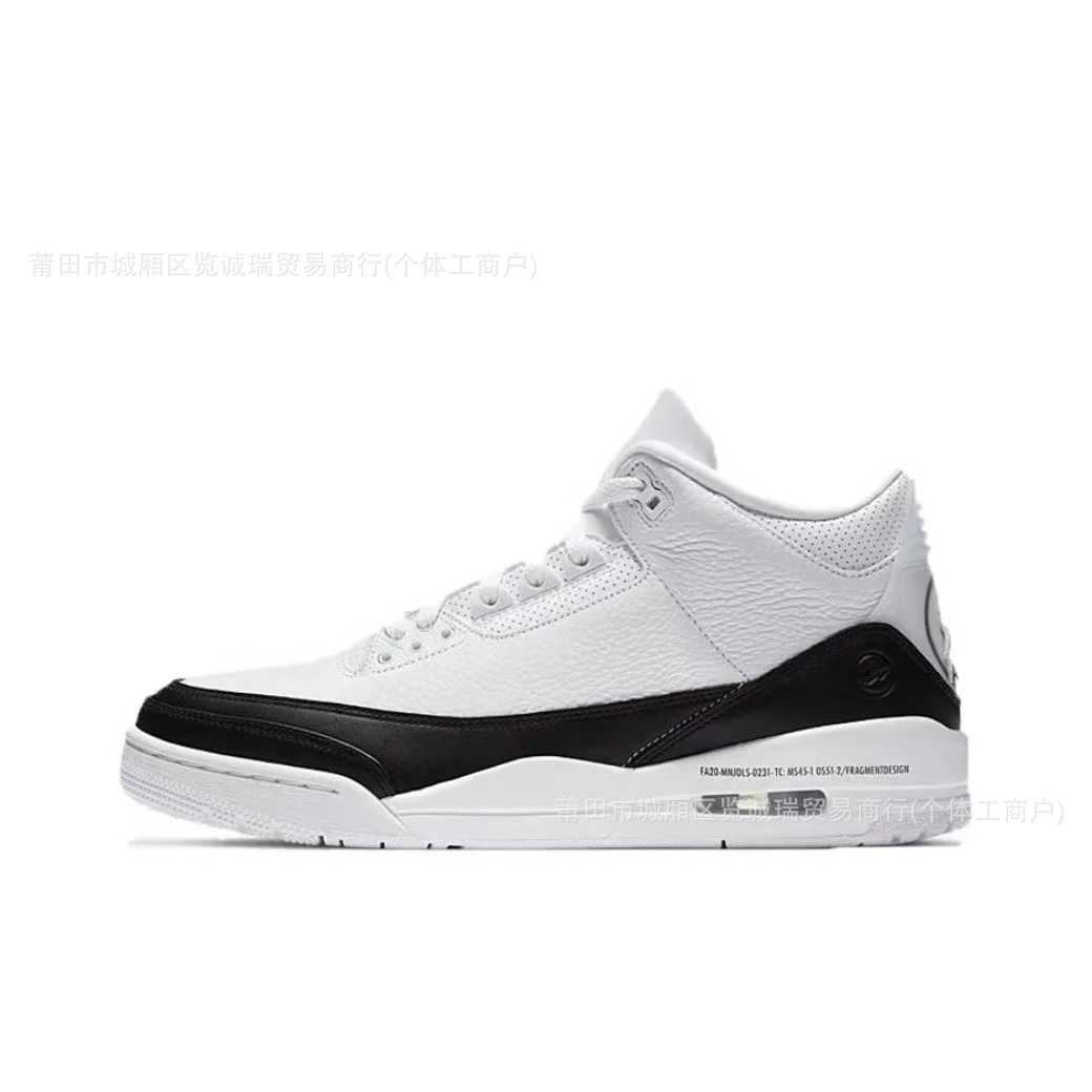 Comercio exterior Putian zapatos aj3 zapatos de baloncesto Fujiwara Hao North Carolina zapatos de cemento azul y blanco para hombres y mujeres zapatos de carrera de suela gruesa
