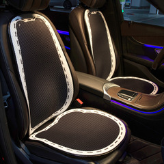 Four Seasons Universal Car Seat Breathable Anti-Slip Cute Rear Single Car Interior Summer Back Support Full Seat Cover Set