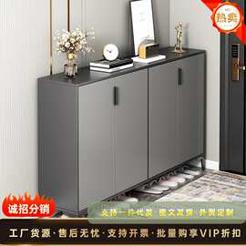 鞋柜家用门口楼道入户大容量一体收纳经济型简易鞋架多功能收纳