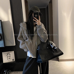 YOLOSHOP 【叠叠乐2.0】韩系连帽毛衣内搭慵懒风针织开衫拉链外套