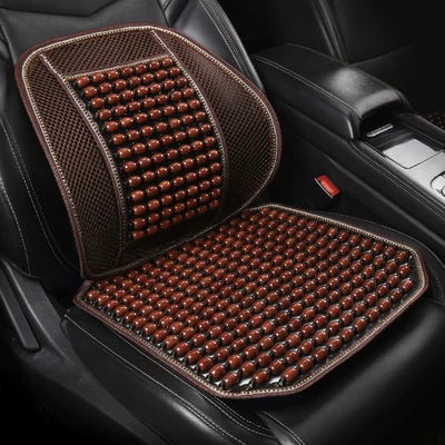 Car Accessories in Stock for Wholesale — Cool pad - square-cushion-lumbar-support-brown