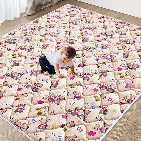Comercio exterior transfronterizo engrosamiento integrado gran juego de actividad para bebés alfombrilla para gatear colchón de siesta para niños estilo caliente de Amazon