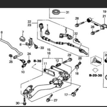 Steering rod for CRV