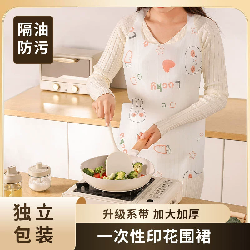 Одноразовый фартук утолщает нетканый материал