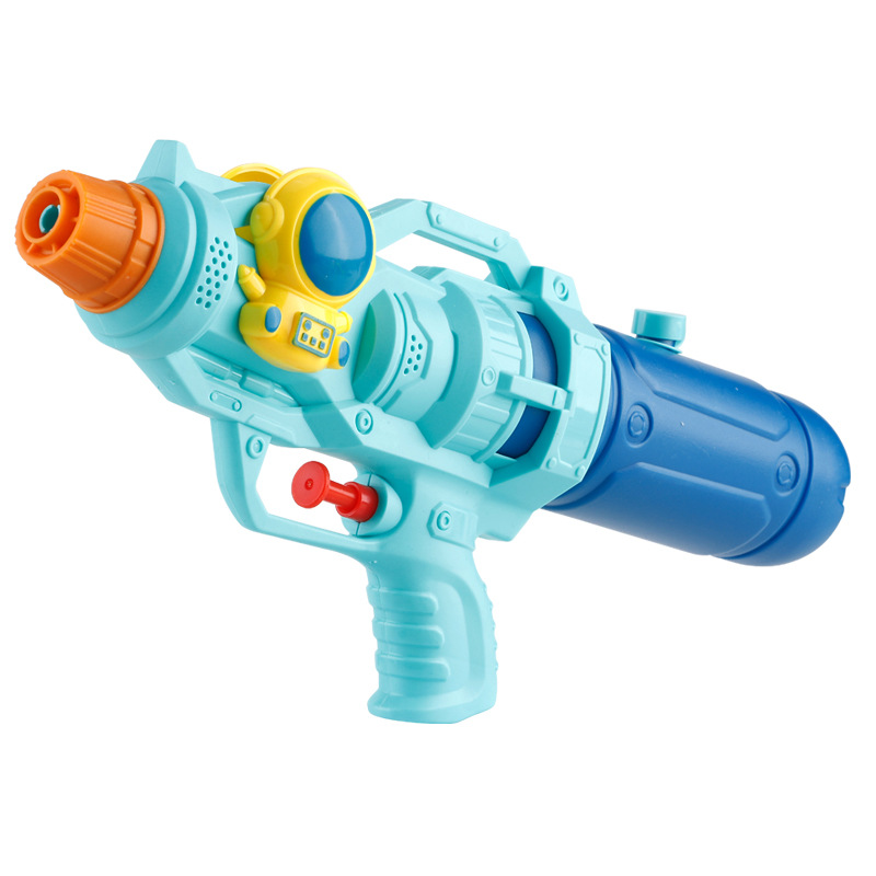 Comercio exterior transfronterizo pelo continuo infantil pequeña pistola de agua dibujos animados astronauta pequeño pato amarillo pistola de agua salpicaduras de agua Festival juguetes al por mayor