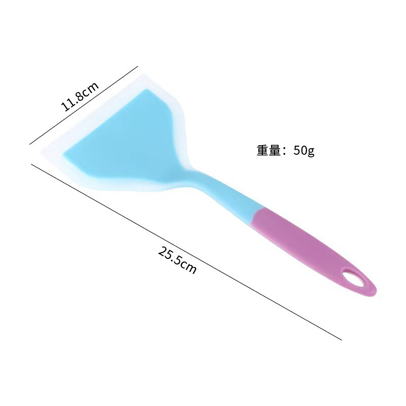 卸売シリコン半透明卵焼き特別なパンケーキエッグシャベル高温耐性シリコンシャベルピザパンケーキノンスティックフライパンスパチュラ|undefined