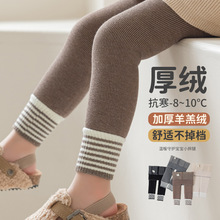 秋冬加绒加厚宝宝打底裤女宝婴童九分连裤袜一体裤袜女童B158