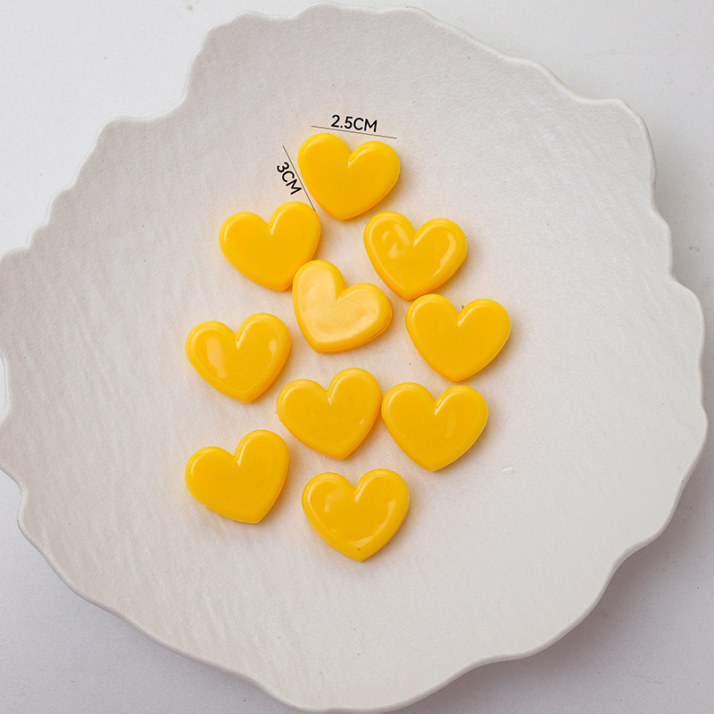 Clip pequeño de amor de color de pensamiento de siete colores, color lindo de plástico, ramo fresco, accesorios de tarjeta, material de bricolaje