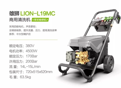 Greenfield Lion Commercial Car Washing Car washing machine - dark-gray-greenfield-lion-l19mc-45kw-380v