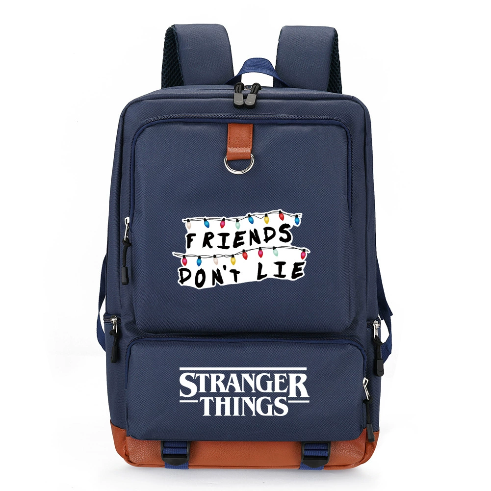 Американский драматический мультфильм Stranger Things Странная история Рюкзак школьный рюкзак для учащихся начальной и средней школы