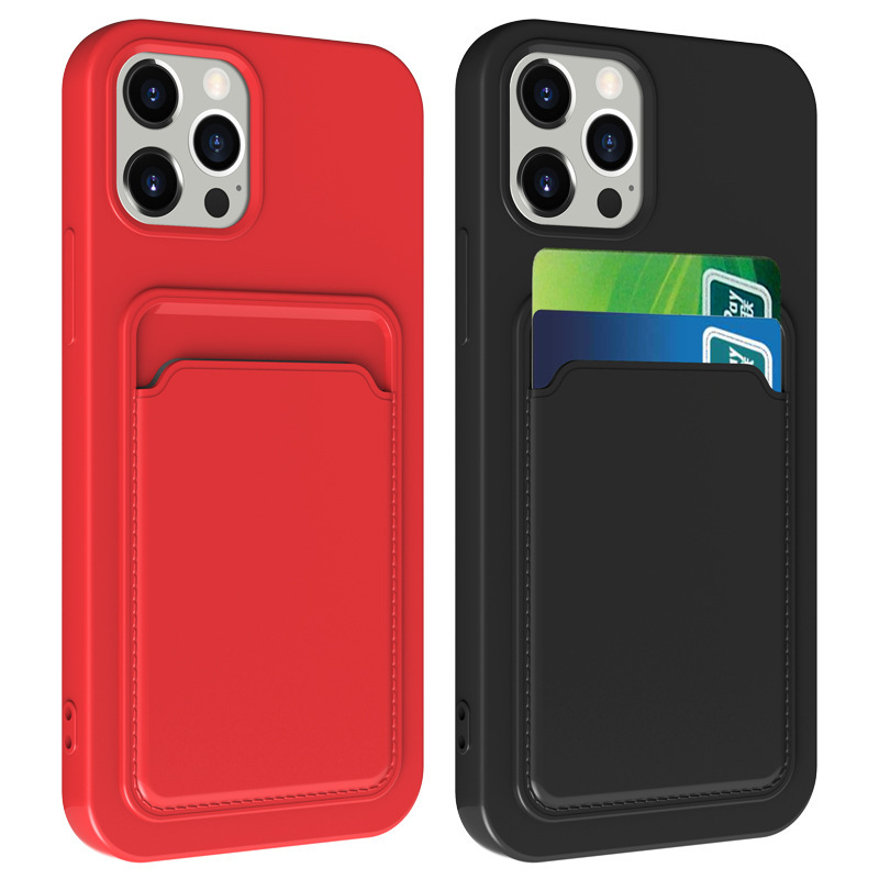 New all-in-one card holder suitable for iphone14promax mobile phone case Apple 13 tpu frosted soft case protective cover New all-in-one card holder suitable for iphone14promax mobile phone case Apple 13 tpu frosted soft case protective cover