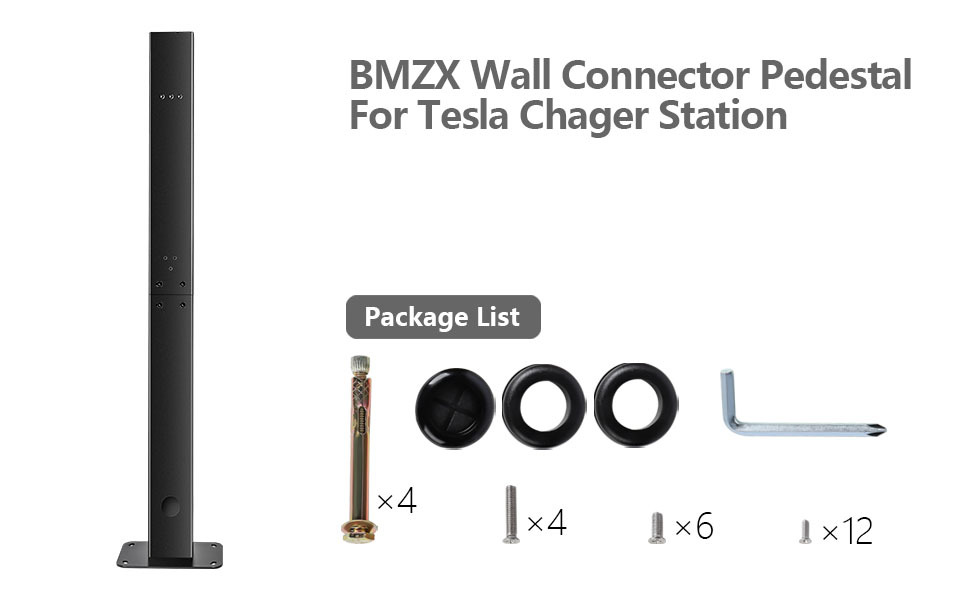 New energy vehicle charging pile fixed column pole bracket BYD Xiaopeng Tesla Euler outdoor Universal