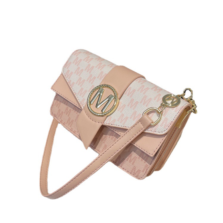 Bolso bandolera pequeño de PU para mujer, diseño moderno, gran capacidad