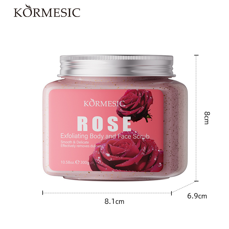 KORMESIC跨境磨砂Body scrub cream芦荟身体磨砂膏批发|undefined