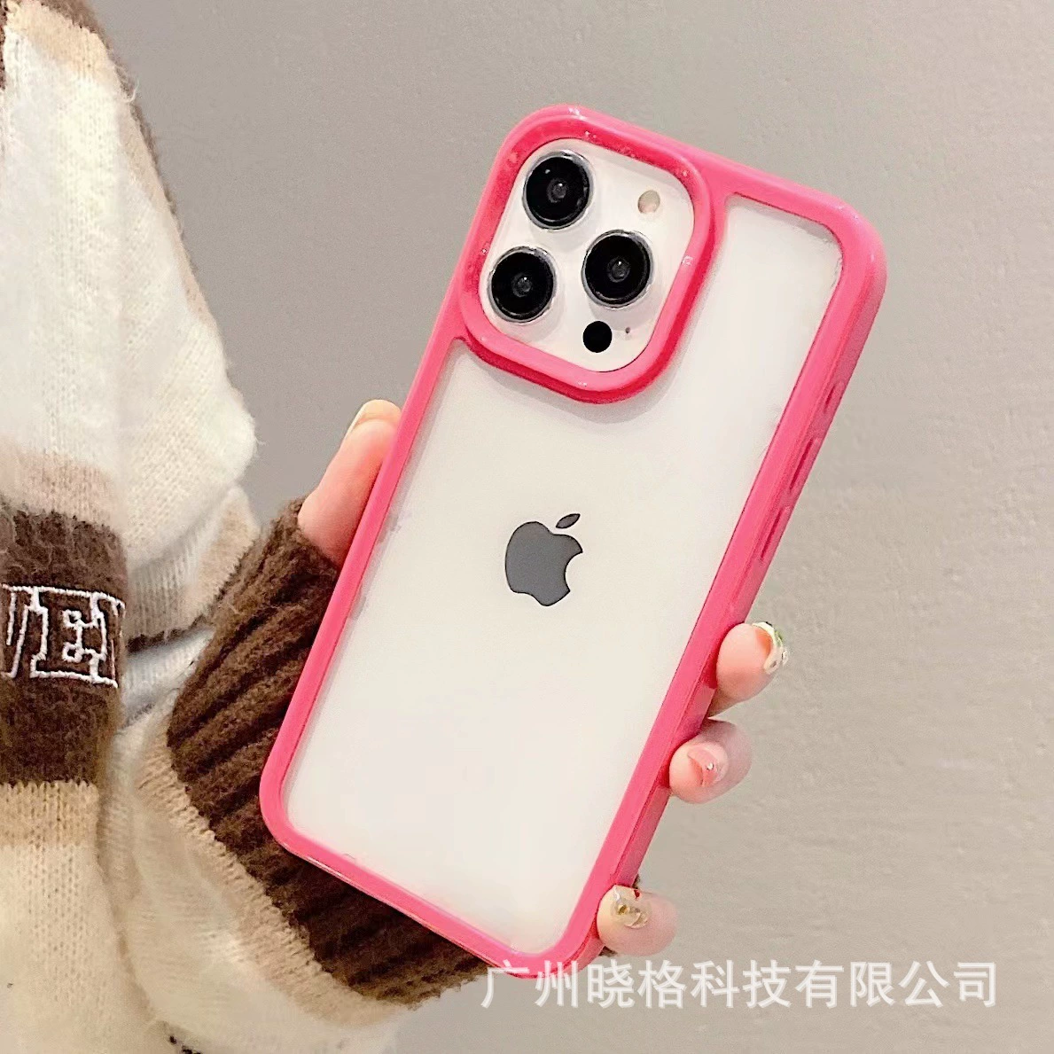 Чехол для телефона (совместим с Apple), утолщенная широкая окантовка, ударопрочный складной дизайн, совместим с несколькими моделями
