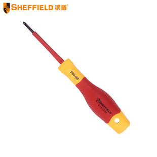 Steel shield two-color handle insulated screwdriver flat-blade screwdriver [S151006] meter-shaped screwdriver