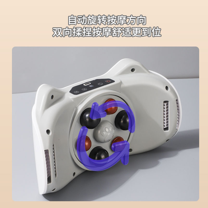 石揉腹器全自動家庭用揉腹の神器ウエストマッサージ器ダブルヘッド電動腹部マッサージ器|undefined