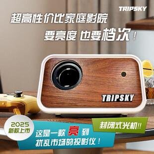 2025 New Home Projector 4K Clear 8K Bedroom Living Room Daytime Direct Projection Home Theater Tripsky