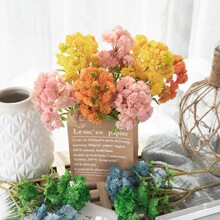 仿真花6头大花菜米仔果多肉植物植物墙家庭装饰婚庆假花MW17680