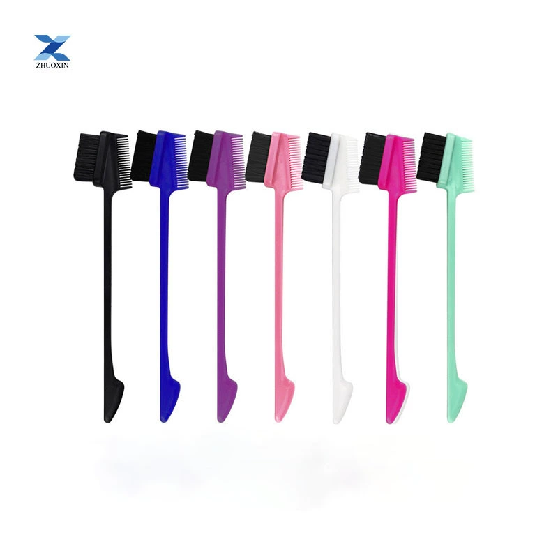 Amazon custom packaging edge brush edge brush modification broken hair comb makeup brush cleaning brush eyebrow comb