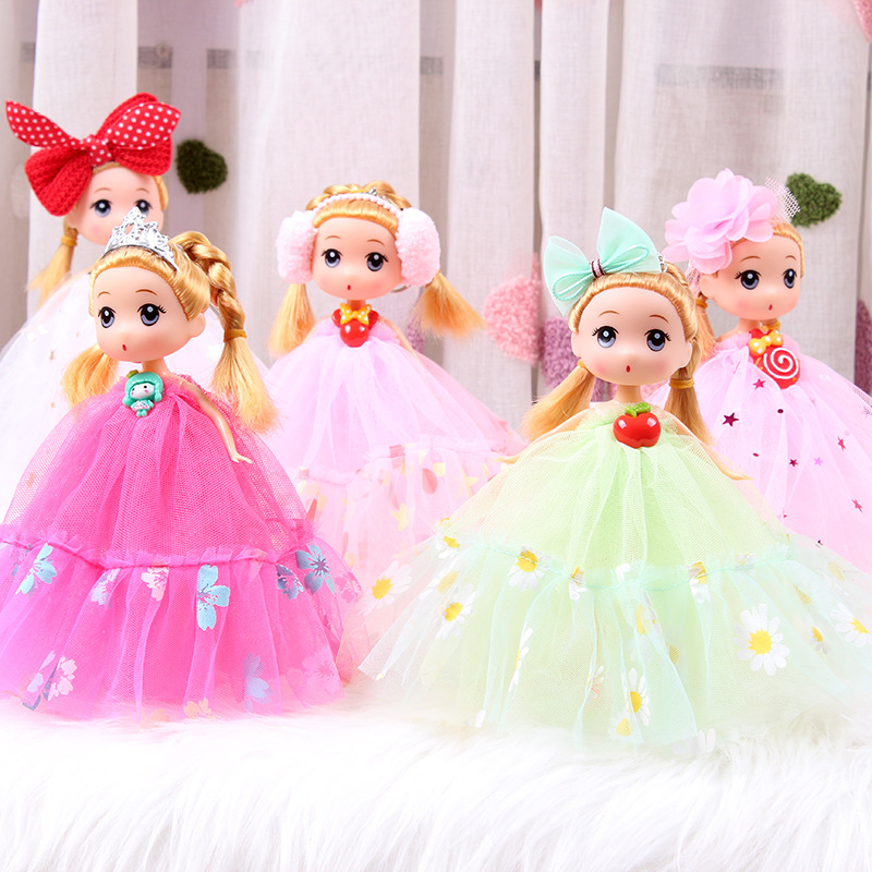 18cm constant tide confused Barbie doll Wedding Doll girl play house toy single training class small gift