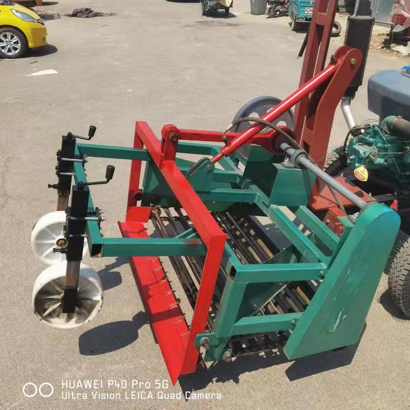 大蒜收获机  农用拖拉机前置大蒜收获机械   全自动起大蒜