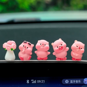 Cute Mini Beaver Car Center Console Screen Healing Decoration Car Interior Decoration Ornaments Car Ornaments