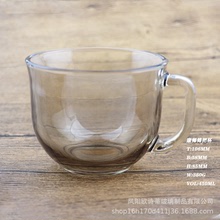 康師傅浮雕描金咖啡杯ins北歐透明高顏值帶把喝水杯子珍珠牛奶杯