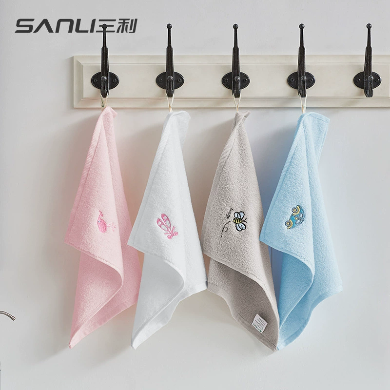 三利 Cotton towel, children's handkerchief for face, Birthday gift
