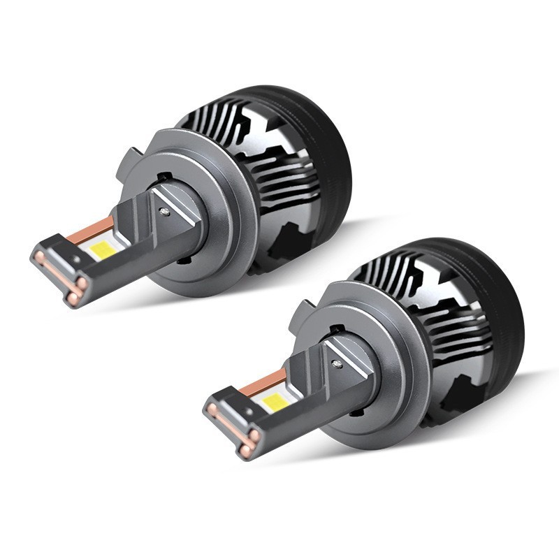 High-Power Three-Copper-Tube Led Car Headlight H7 Super Bright H4 High and Low Beam Integrated Led Car Light Suitable for All Car Models