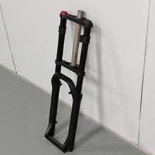 山地自行车沙滩车雪地车双肩避震前叉20寸电动助力车油压前叉