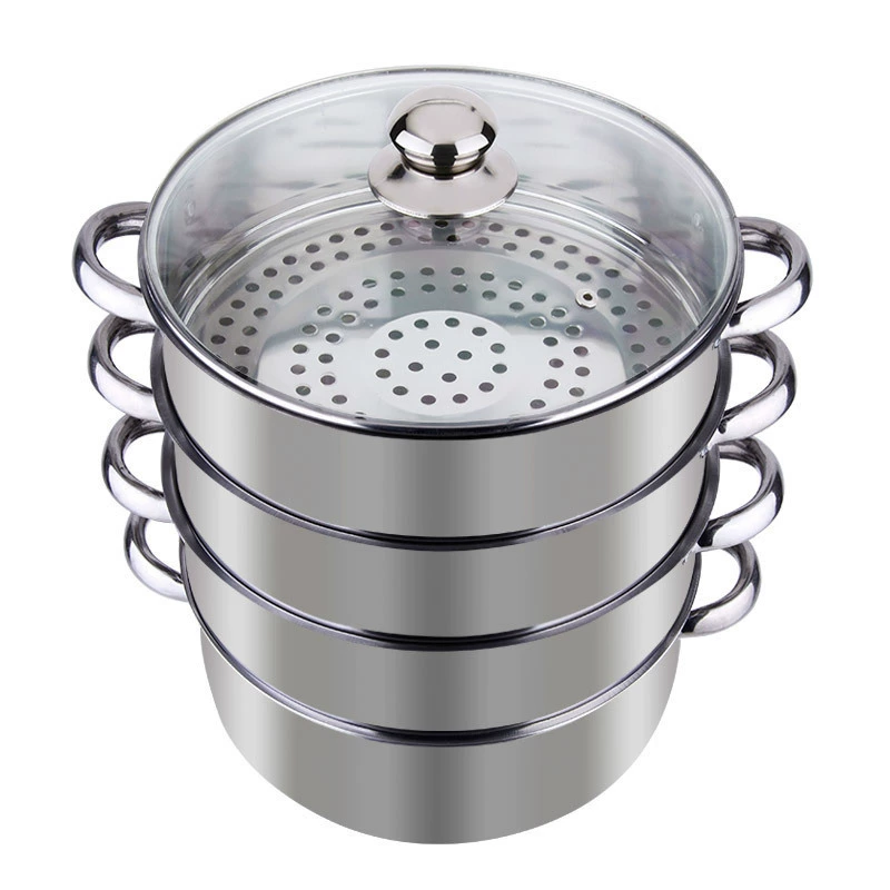 Multilayer electromagnetic universal steamer stainless steel, three-layer veil