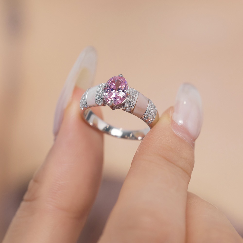 3g Weight Zircon Inlay Material Rings Classification 1 Piece Quantity Daily Occasion 925 Sterling Silver Material Heart Shape Pattern Women's Gender Plating Design Elegant Style 925 Sterling Silver Zircon Heart Shape Rings 925 Sterling Silver Rings 50