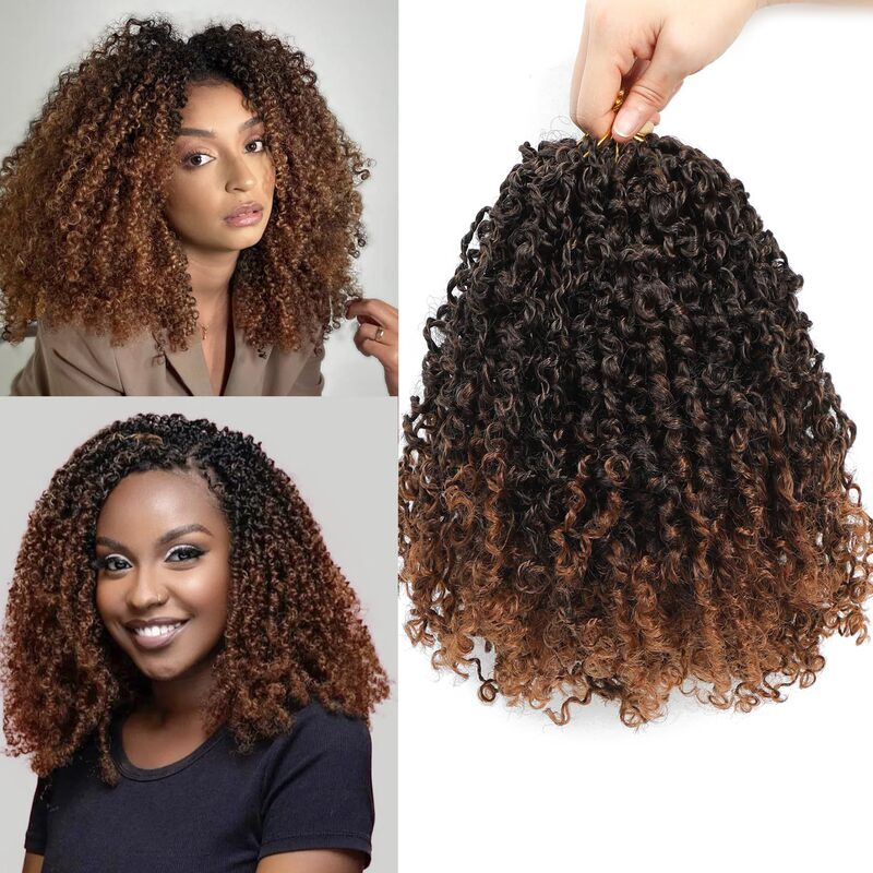 European and American Foreign Trade African Wig 8-inch Yanky Twist Crochet Hair Short Hair Twisted Synthetic Braid