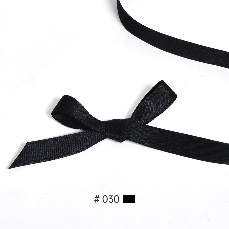 Cintas de algodón poliéster accesorios de decoración de prendas de vestir pantalones colgantes de orejas DIY acrobacias para el cabello correa de cabello de doble cara poliéster mate cinta de algodón