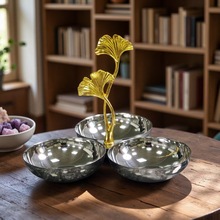 跨境出口欧洲小吃碗果盘摆件酒店民宿咖啡厅零食盘干果碗装饰品