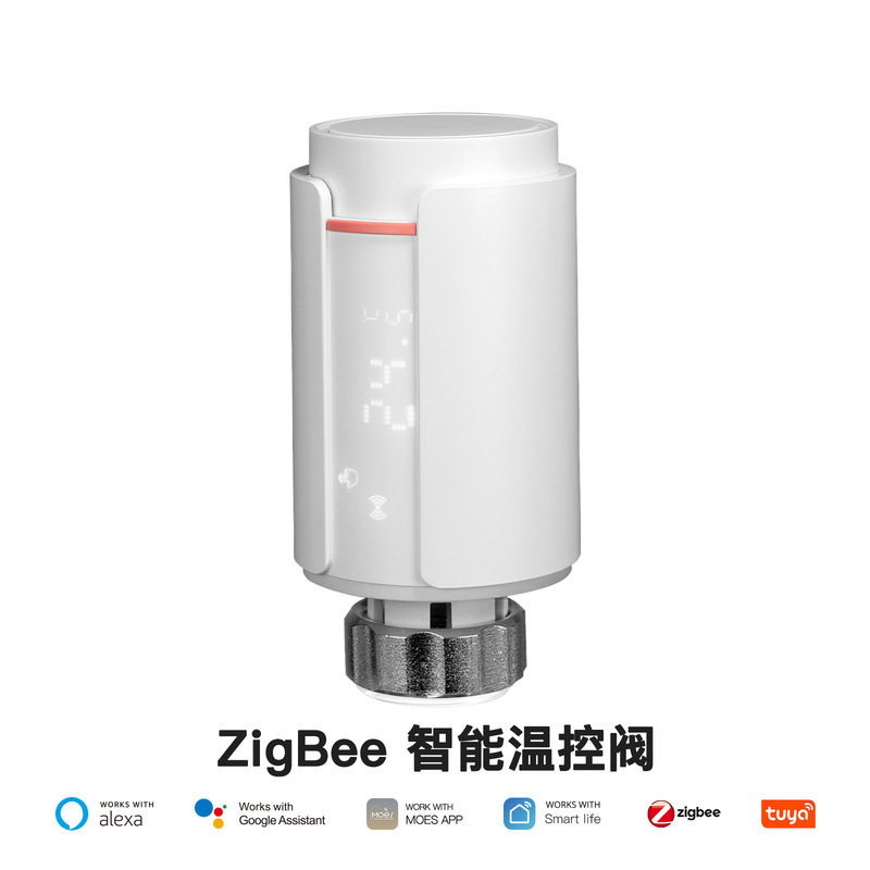 Zigbee Smart Thermostat App Remote Control Eco Temperature Mode Window Opening Detection Radiator Temperature Control