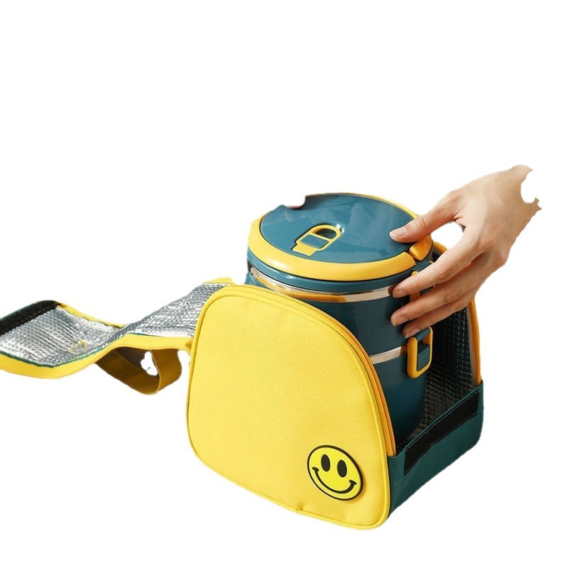 Fiambrera especial para trabajadores de oficina con tapa, aislamiento para adultos, lonchera, lonchera, lonchera, bento para estudiantes, aislamiento de acero inoxidable