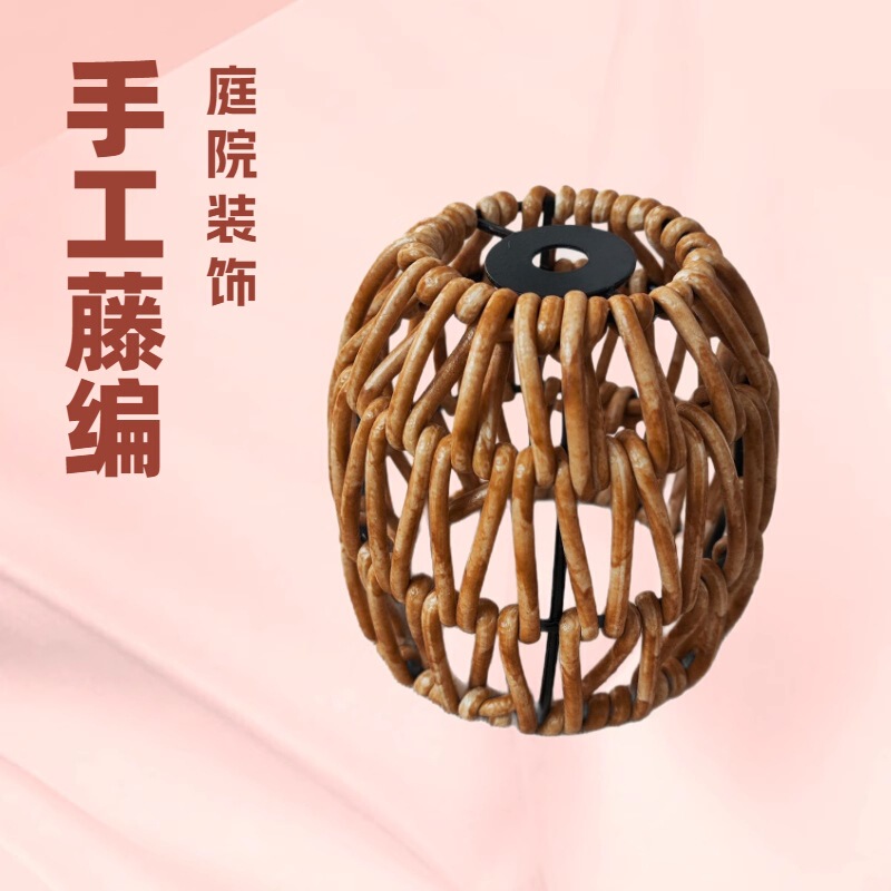 Customized Rattan Chandelier Shade Directly from the Factory, Pastoral Style Tea Room, Study, Bedroom, Aisle, Balcony, Entrance Light Shade Customized Rattan Chandelier Shade Directly from the Factory, Pastoral Style Tea Room, Study, Bedroom, Aisle, Balcony, Entrance Light Shade
