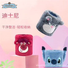 正版Zoobies草莓熊史迪奇路西法毛怪动漫桌面收纳摆件毛绒笔筒