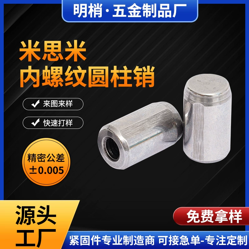Mismi Прецизионный нарезной штифт с внутренней резьбой Цилиндрический штифт MISUMI установочный штифт MSTM/MSTP/MSTH