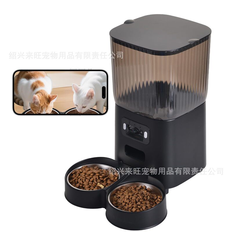 Pet intelligent feeder interactive timing quantitative feeding machine visual scientific feeding remote video feeding machine