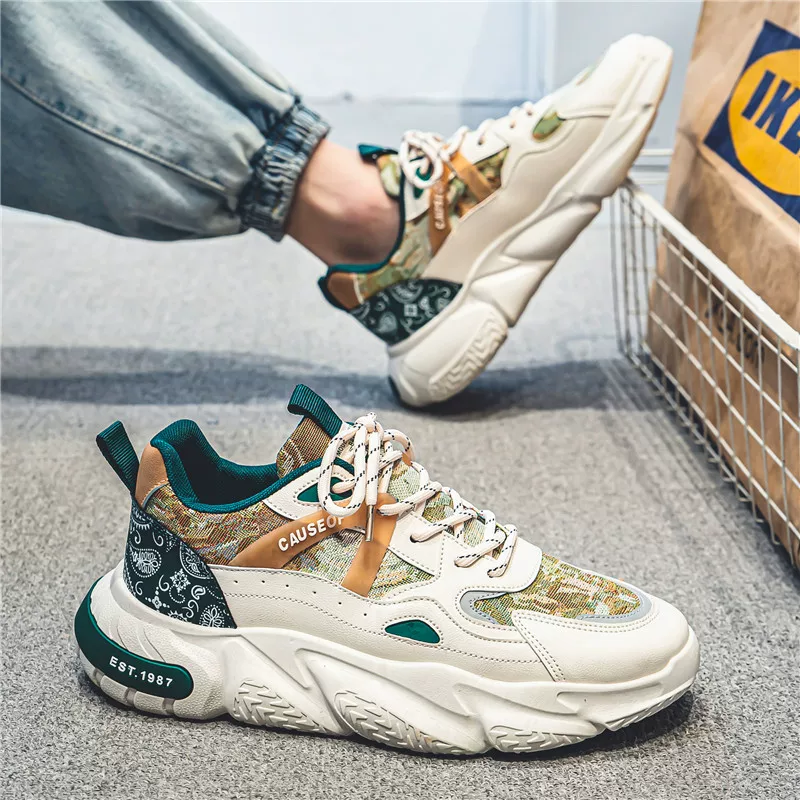 Sports shoes, non-slip high casual footwear platform, high-quality style, for teenagers