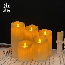 LED电子蜡烛灯仿真蜡烛摇摆灯芯浪漫表白生日婚礼婚庆氛围小夜灯