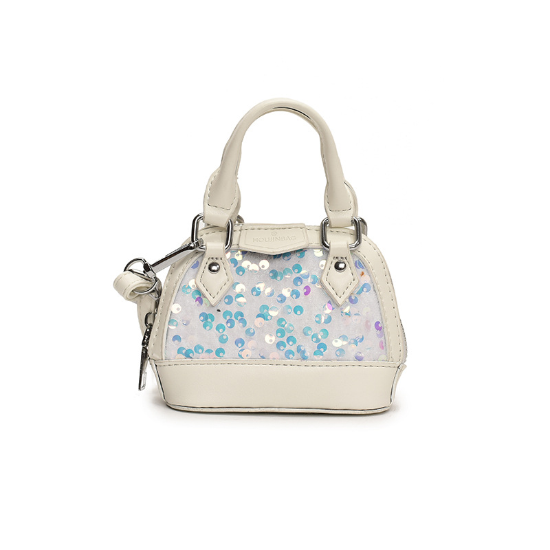 Moda coreana de sequillas, bolsas de hombro para niños y niñas, bolsas de mano mini para bebés, 2025 nuevas bolsas de conchas para niños