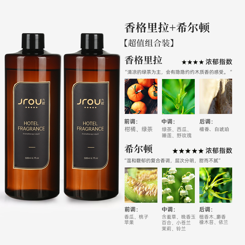 2병 - 샹그릴라 + 힐튼 [호텔 핫모델] - 500ml 대용량