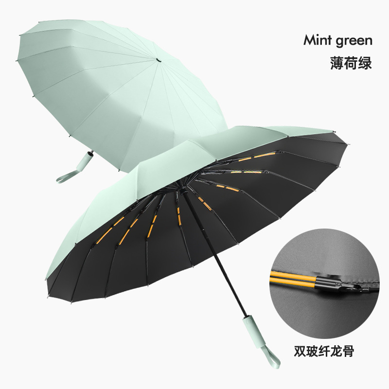 24本骨全自動折りたたみ傘、高級晴雨兼用日よけ・UVカット折りたたみ傘、男女兼用|undefined